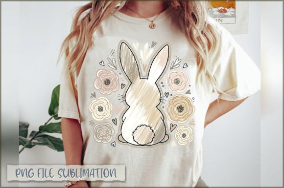 Download Boho Easter Bunny Coquette PNG - Premium Resources
