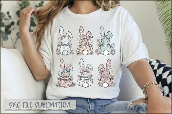 Download Boho Easter Bunny PNG, Floral Easter PNG - Premium Resources