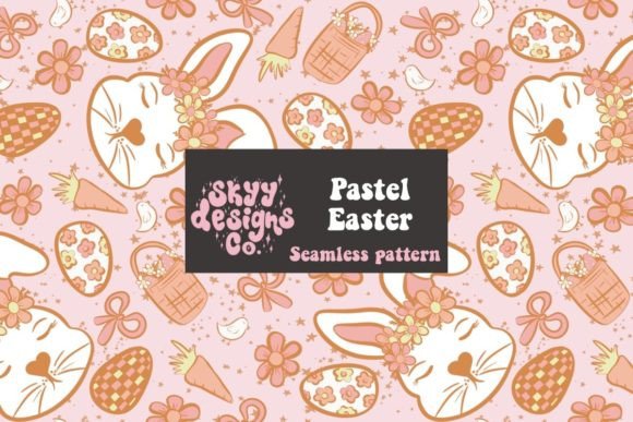 Download Pastel Boho Easter Seamless Pattern - Premium Resources
