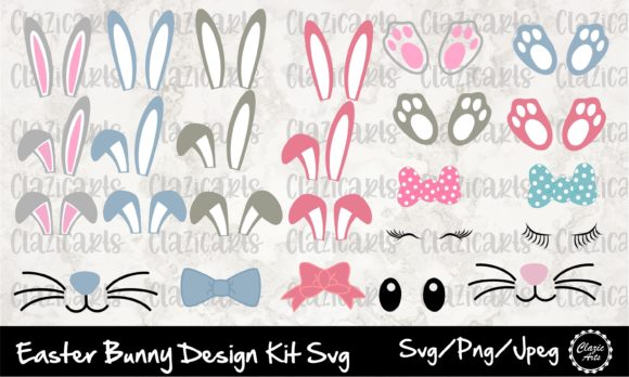 Download Easter Bunny Design Kit Svg - Easter bunny design Collection